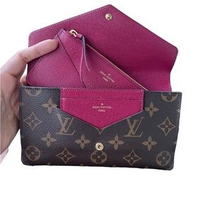 LV Jeanne Wallet with bill pouch and card holder